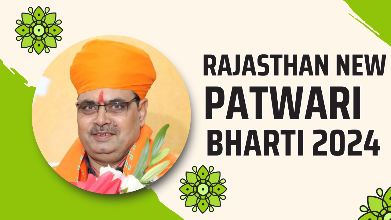 Rajasthan Patwari Bharti 2024