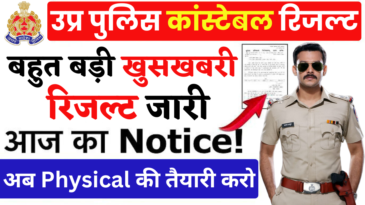 UP Police Constable Result 2024